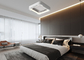 Schlafzimmer-Wohnzimmer keine Blatt-Deckenlüfter-Lampen-unsichtbare Klimaanlagen-elektrische Deckenlüfter-Lampe