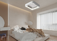 Schlafzimmer-Wohnzimmer keine Blatt-Deckenlüfter-Lampen-unsichtbare Klimaanlagen-elektrische Deckenlüfter-Lampe